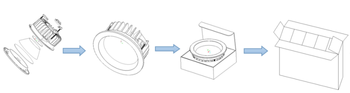 Belin Series 50W LED Recessed Downlight