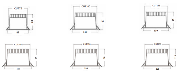 Cuba Series Recessed Anti-glare LED Downlight